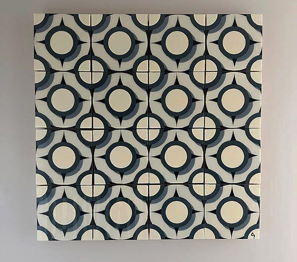 Circle Fields III (Black & Cream)